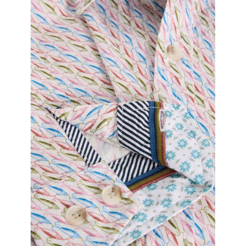 White Stuff Salcombe L/S Fish Print Shirt image number 2
